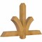 Ekena Millwork Redmond Rough Sawn Timber Gable Bracket, Western Red Cedar, 48"W x 28"H x 4"D x 4"F, 14/12 Pitch GBW048X28X0404RED00RWR - alternate 2